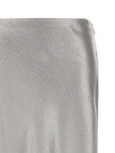Tory Burch Satin Skirt Gray