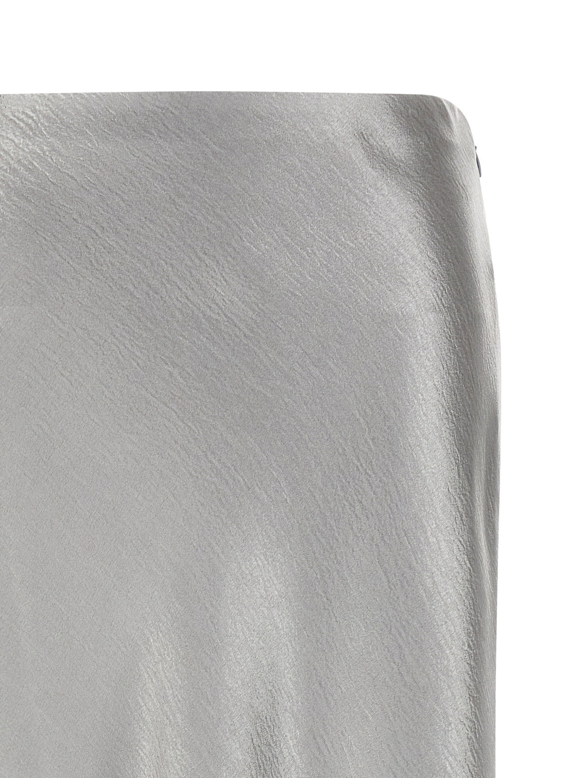 Tory Burch Satin Skirt Gray