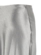 Tory Burch Satin Skirt Gray