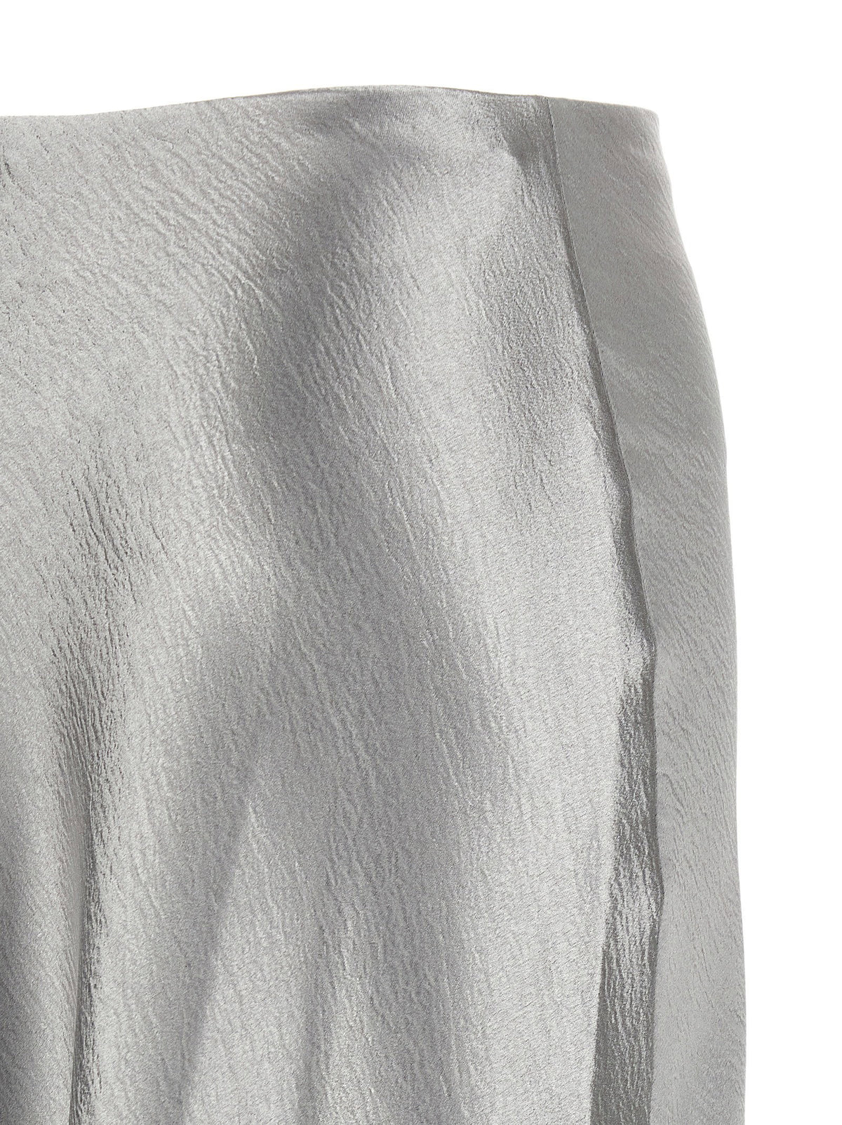 Tory Burch Satin Skirt Gray