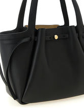 Tory Burch Romy Tote Shopping Bag Black