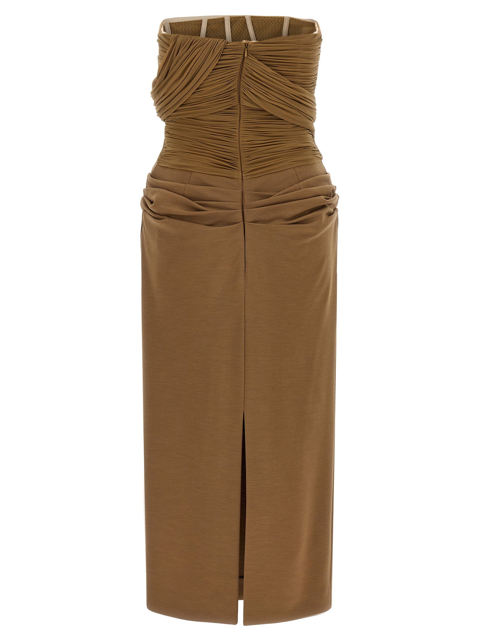 Magda Butrym 28 Dress Brown