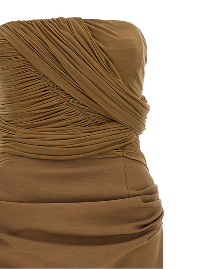 Magda Butrym 28 Dress Brown