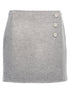 Tory Burch T Monogram Skirt Gray