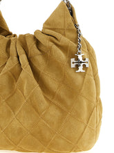Tory Burch Hobo Mini Fleming Shoulder Bag Beige