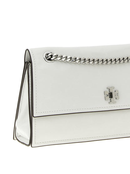 Tory Burch Kira Turnlock Shoulder Bag White