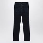 Mother Mid Rise Dazzler Ankle Straight-Leg Jeans in Dark Blue Blue
