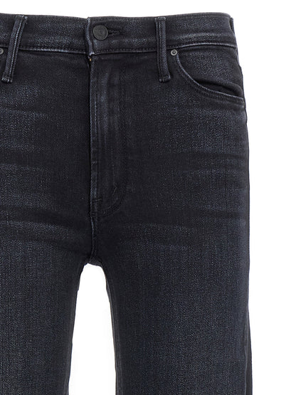 Mother The Mid Rise Dazzler Jeans Black