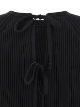 Tory Burch Back Closure Sweater Black