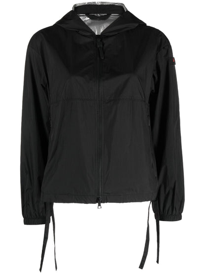 Peuterey Logo-Patch Hooded Jacket Black Black