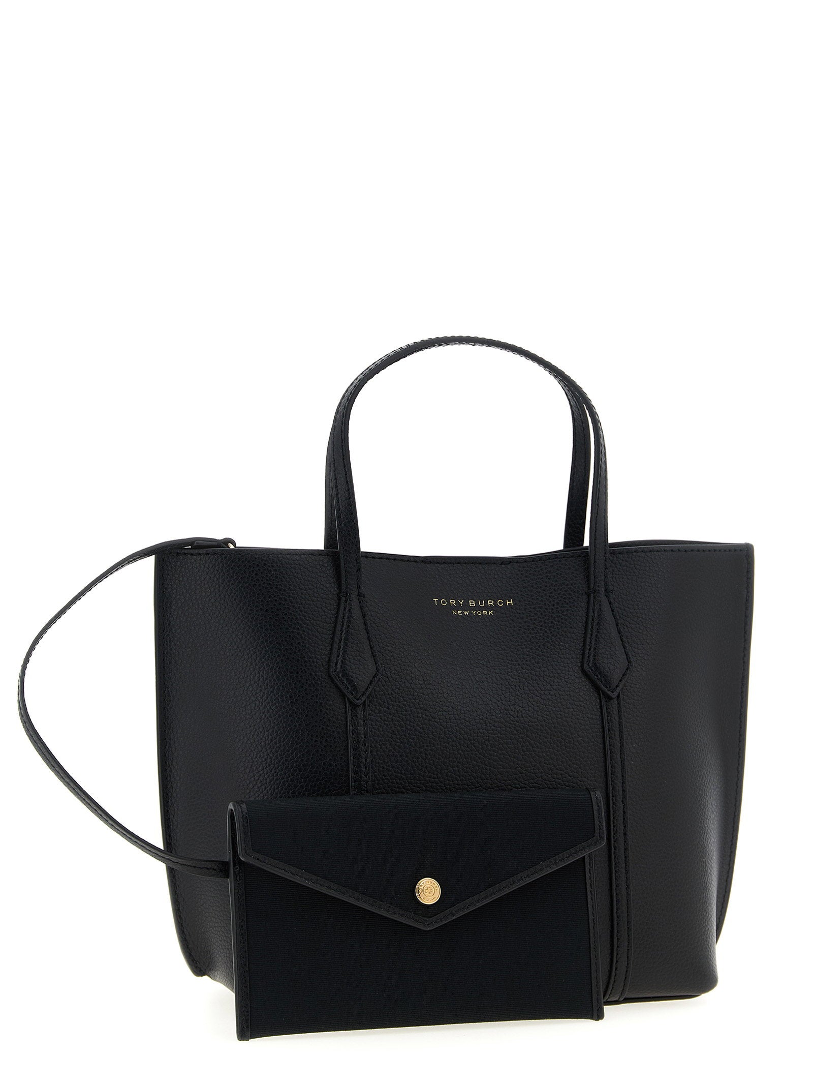 Tory Burch Perry Small Shopping Bag Black