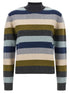 Tory Burch Striped Wool Sweater Multicolor