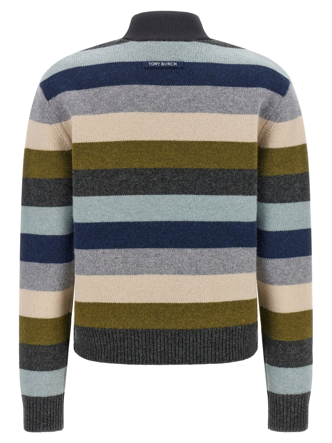 Tory Burch Striped Wool Sweater Multicolor