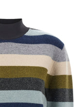 Tory Burch Striped Wool Sweater Multicolor