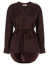 Tory Burch Satin Blouse Bordeaux