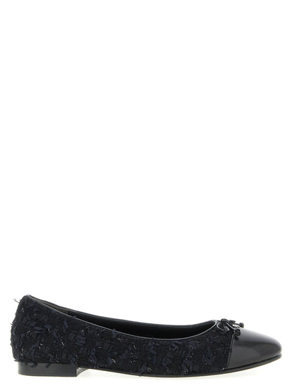 Tory Burch Cap-toe Ballet Flats Blue
