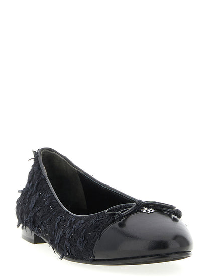Tory Burch Cap-toe Ballet Flats Blue