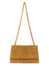 Tory Burch Mini Kira Turnlock Shoulder Bag Brown