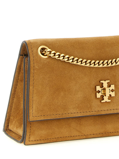 Tory Burch Mini Kira Turnlock Shoulder Bag Brown