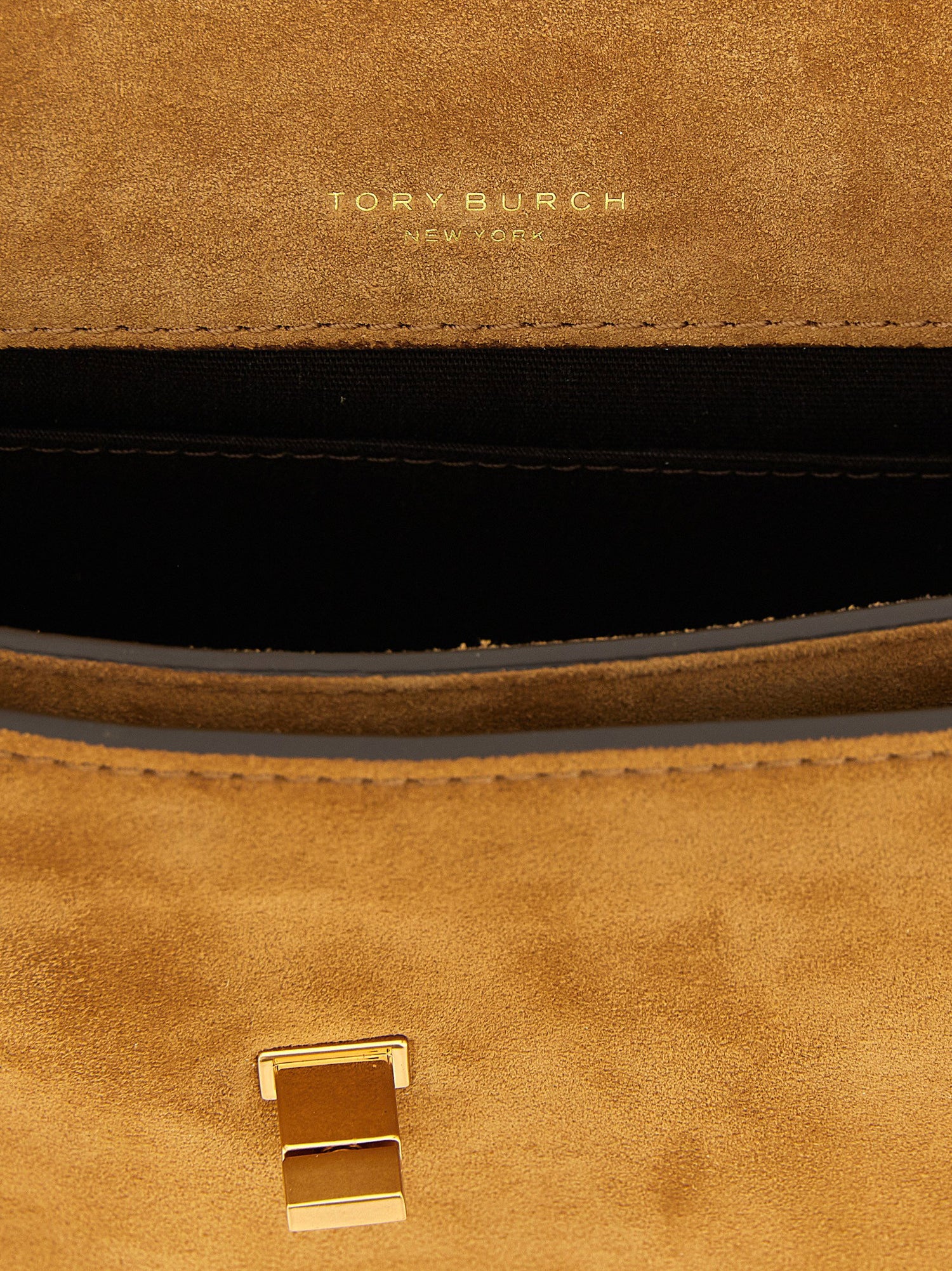 Tory Burch Mini Kira Turnlock Shoulder Bag Brown