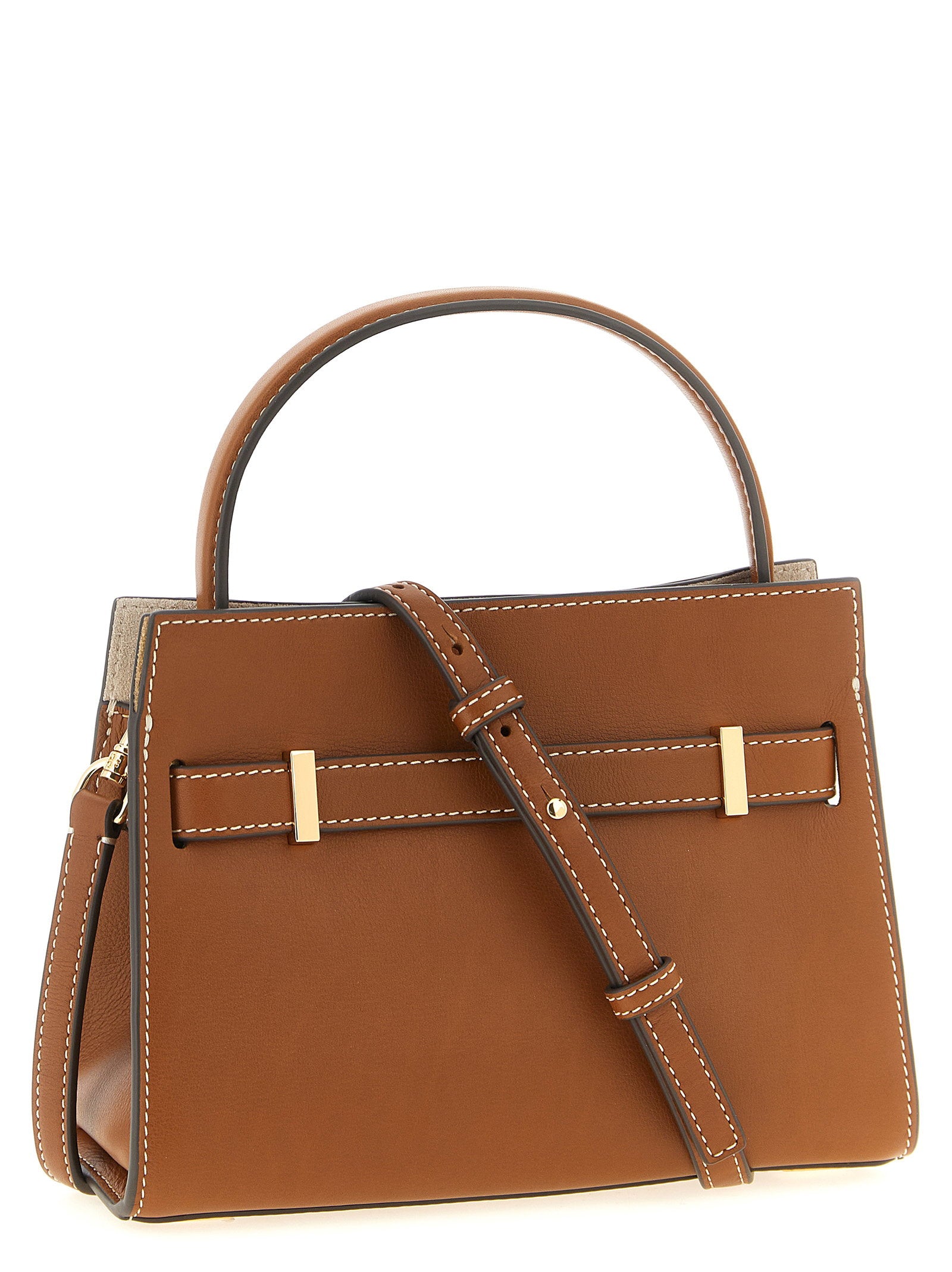 Tory Burch Lee Radziwill Petite Handbag Brown
