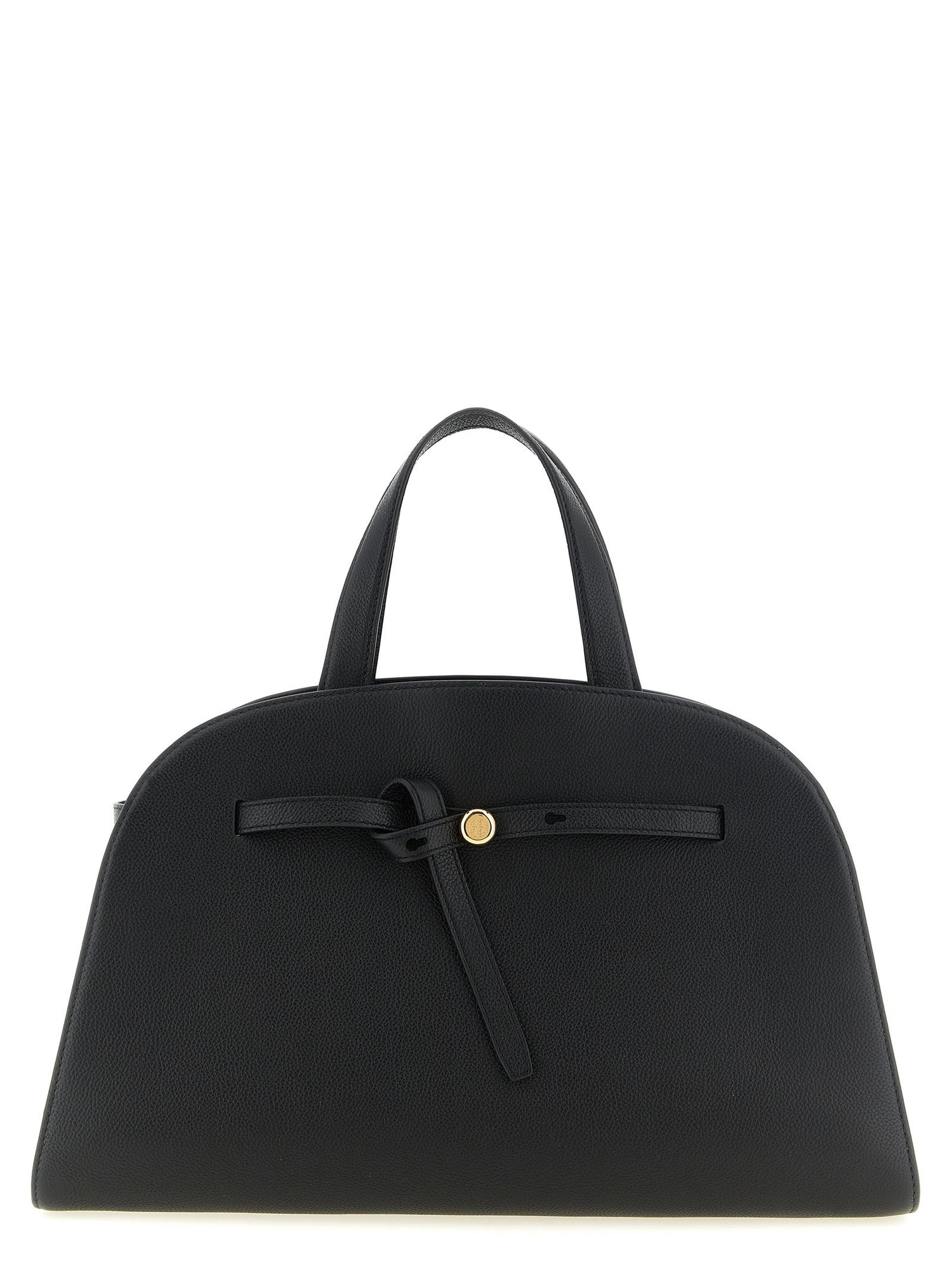 Tory Burch Romy Bauletto Handbag Black
