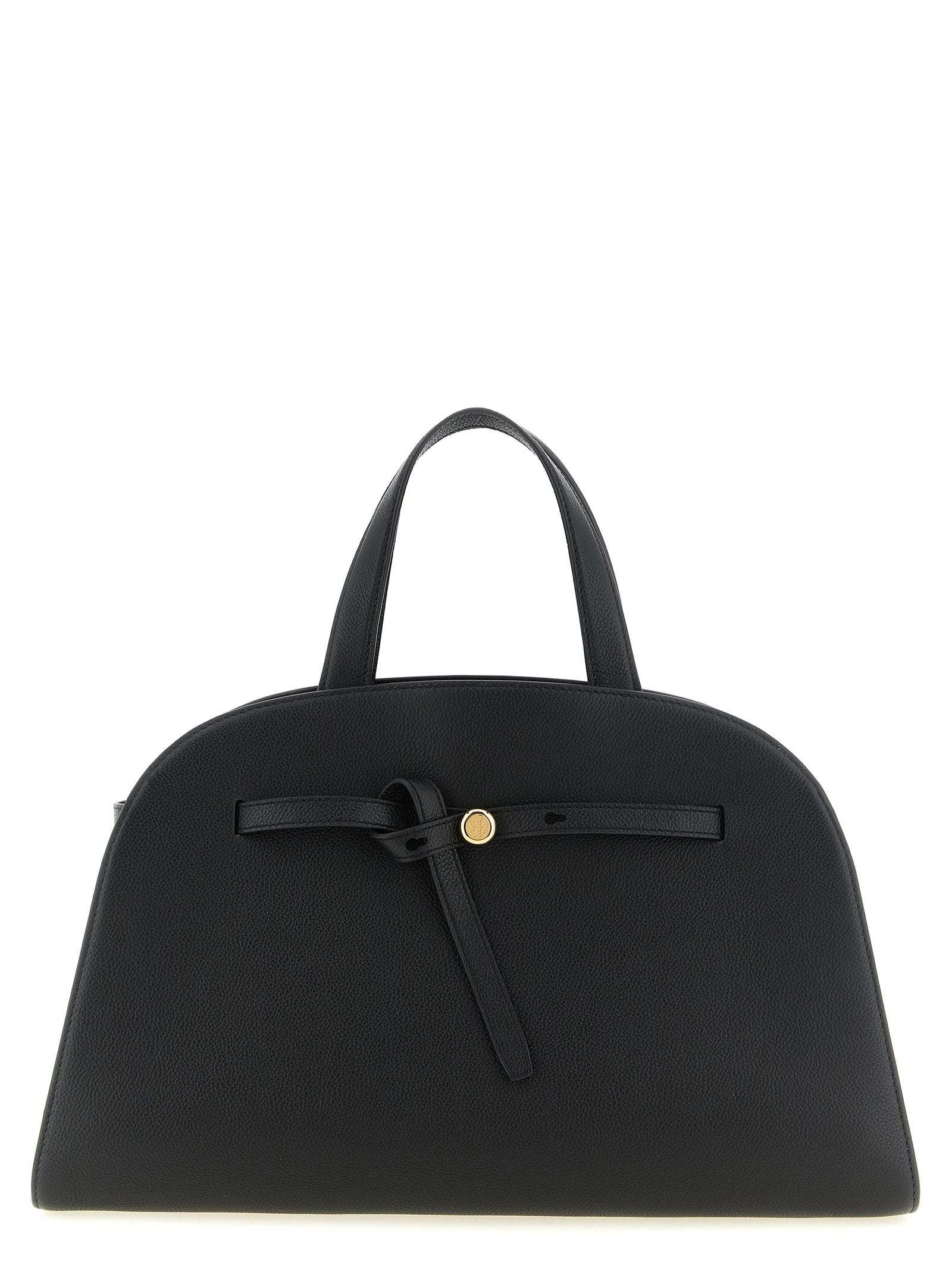 Tory Burch Romy Bauletto Handbag Black