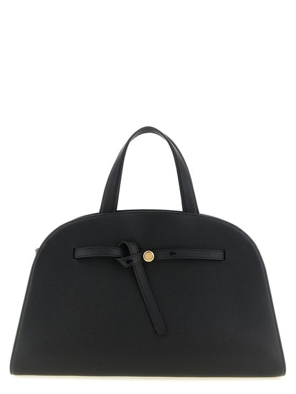 Tory Burch Romy Bauletto Handbag Black