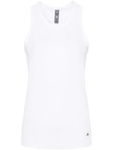 Adidas By Stella McCartney Ribbed Sleeveless Racerback Top White White