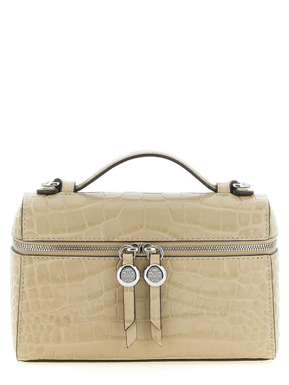 Tory Burch Romy Slim Shoulder Bag Beige