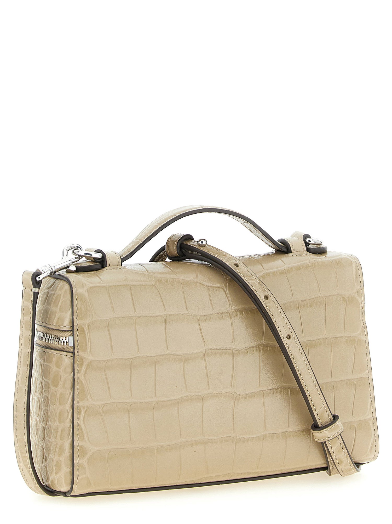 Tory Burch Romy Slim Shoulder Bag Beige
