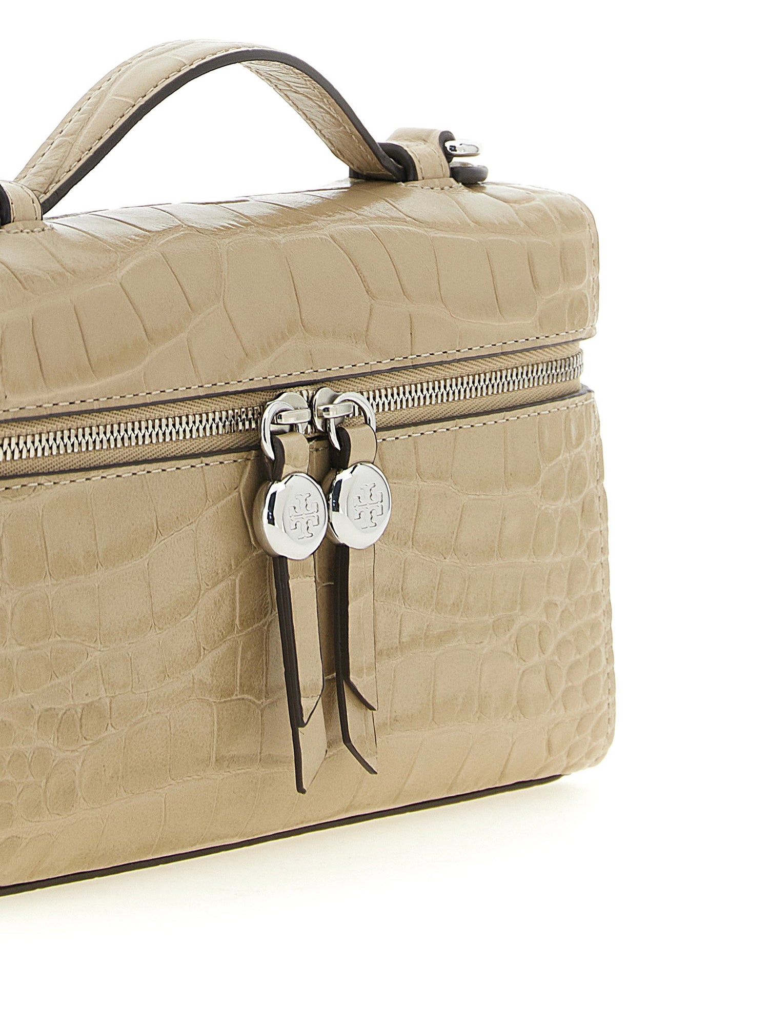 Tory Burch Romy Slim Shoulder Bag Beige