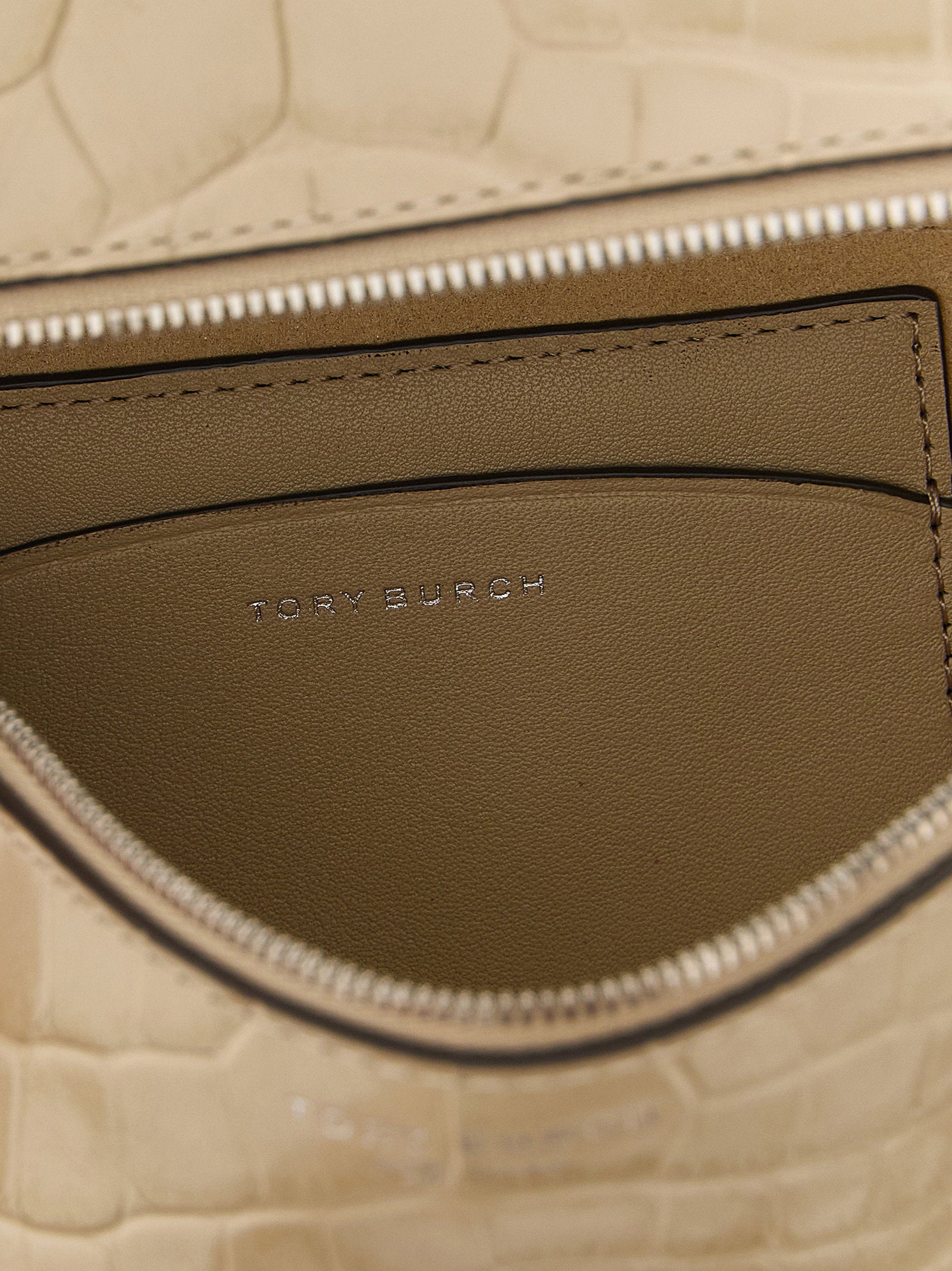 Tory Burch Romy Slim Shoulder Bag Beige