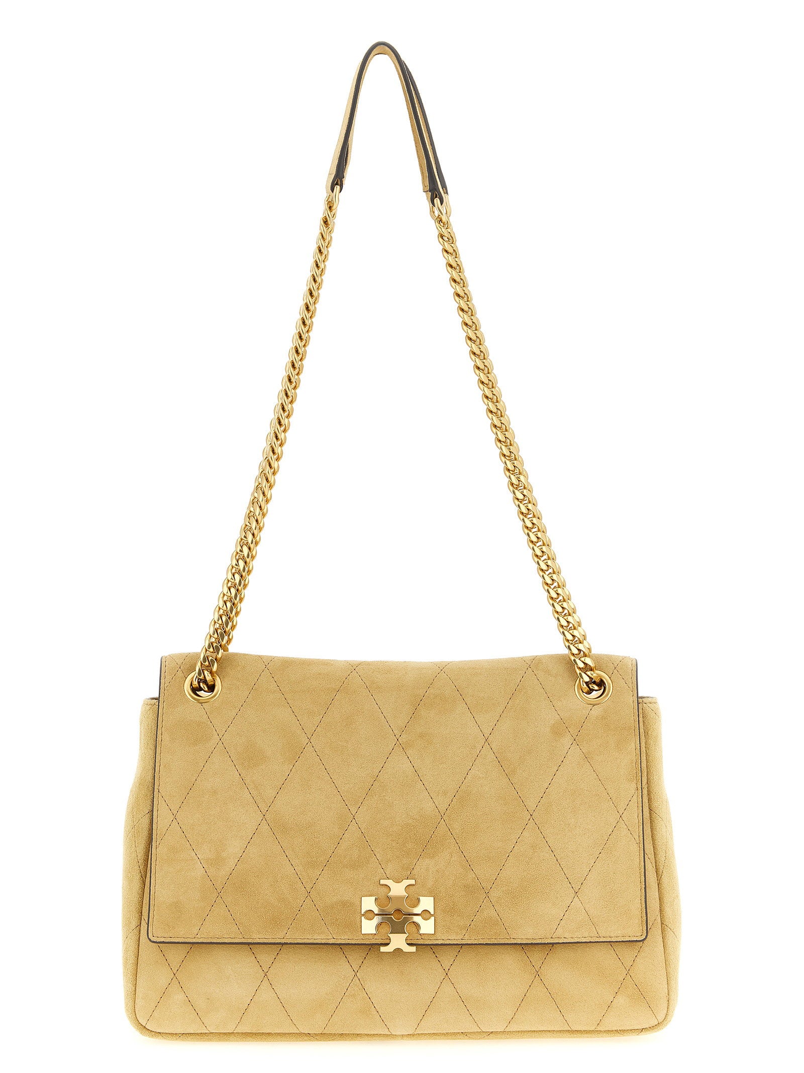 Tory Burch Charlie Medium Shoulder Bag Beige