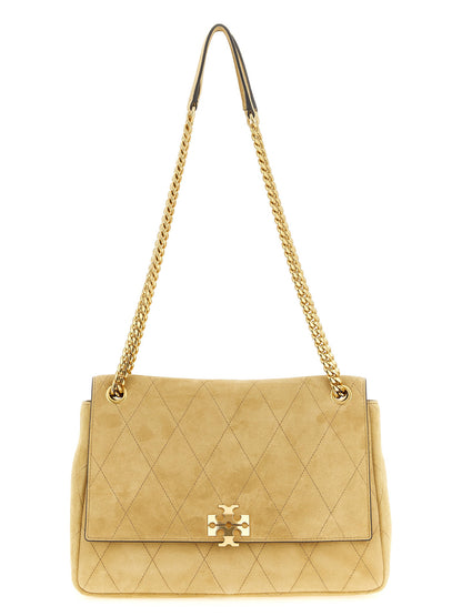 Tory Burch Charlie Medium Shoulder Bag Beige