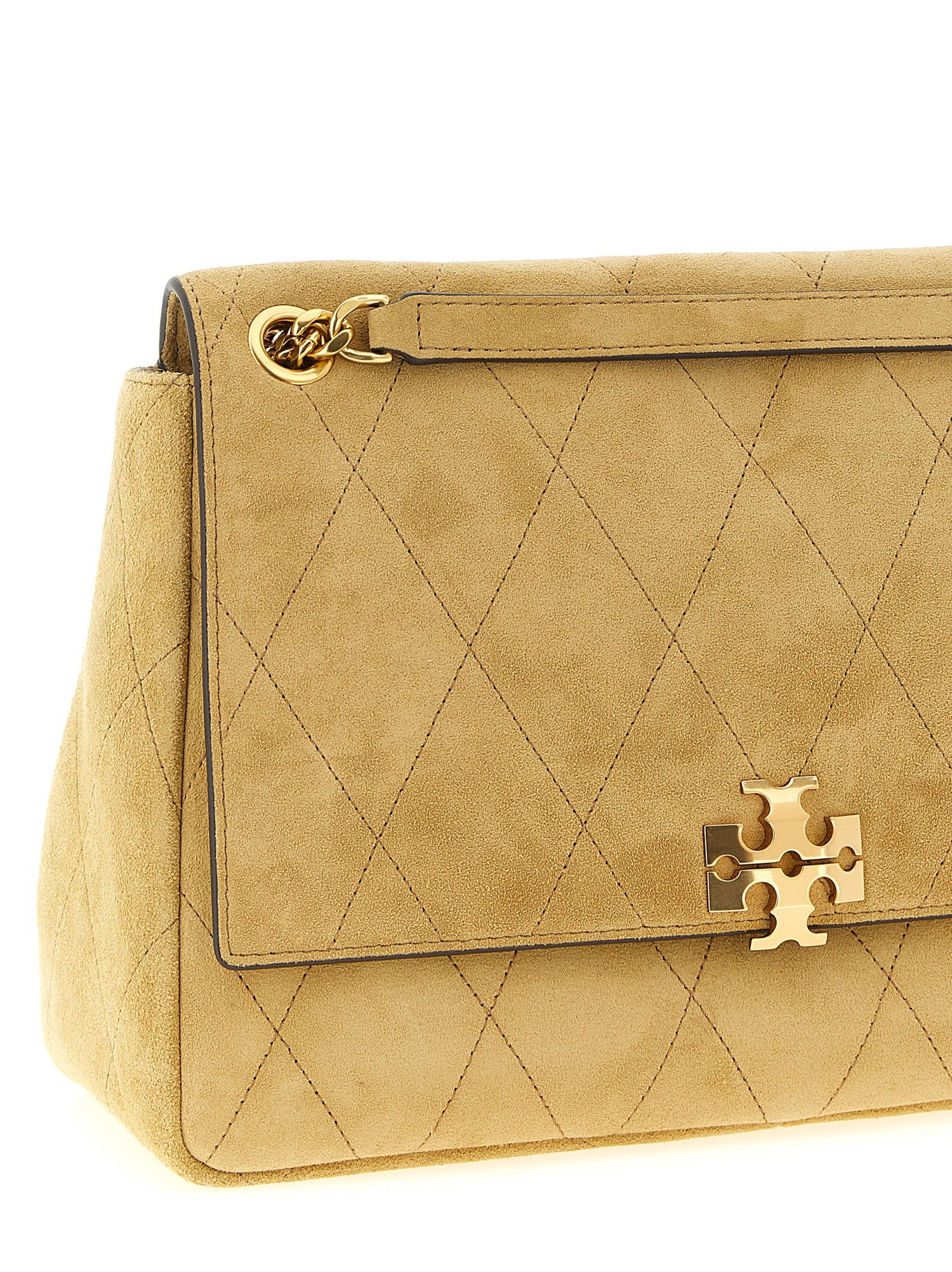 Tory Burch Charlie Medium Shoulder Bag Beige