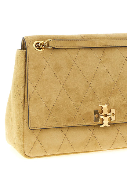 Tory Burch Charlie Medium Shoulder Bag Beige