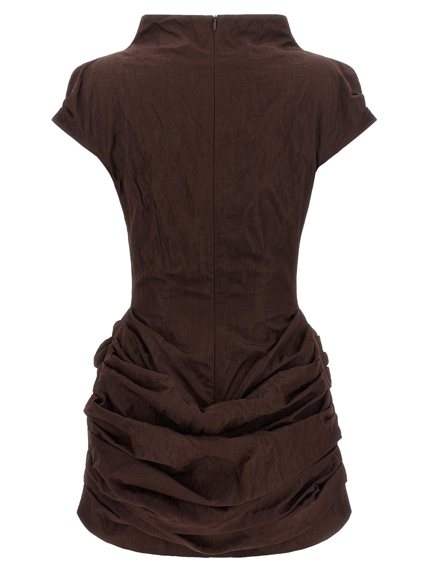 Magda Butrym 48 Dress Brown