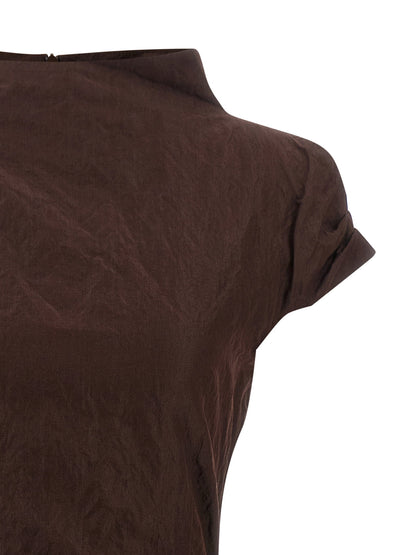 Magda Butrym 48 Dress Brown