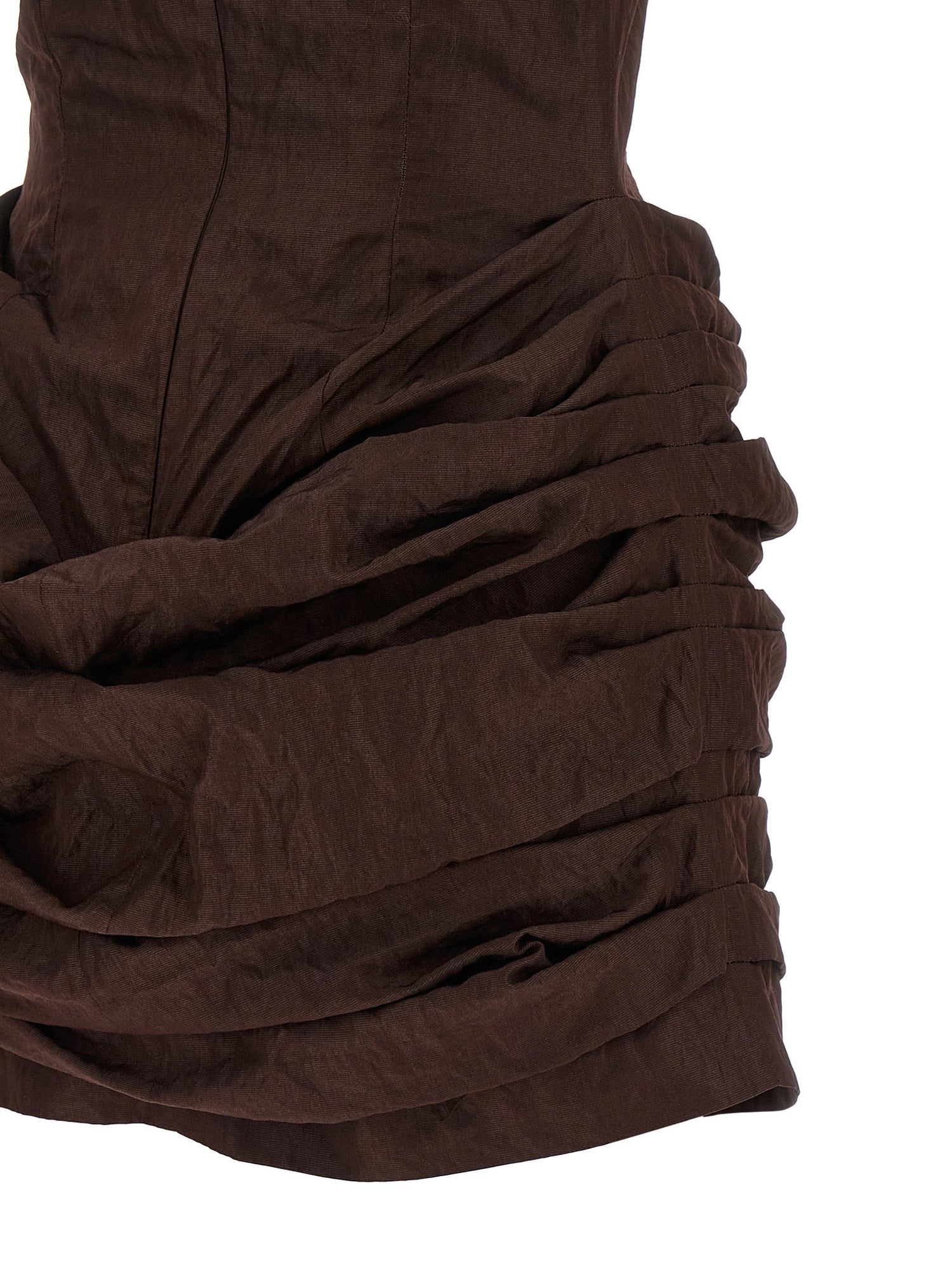 Magda Butrym 48 Dress Brown