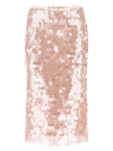 Tory Burch Maxi Sequin Skirt Pink