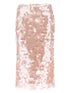 Tory Burch Maxi Sequin Skirt Pink