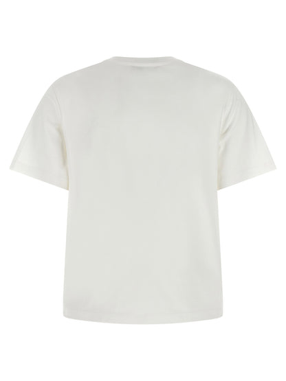 Tory Burch Floral Applique T-shirt Pink