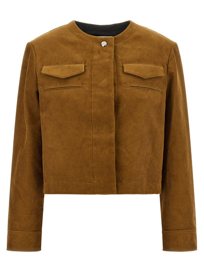 Tory Burch Corduroy Blazer Brown