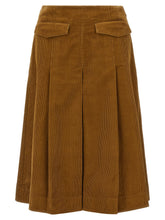 Tory Burch Corduroy Skirt Brown