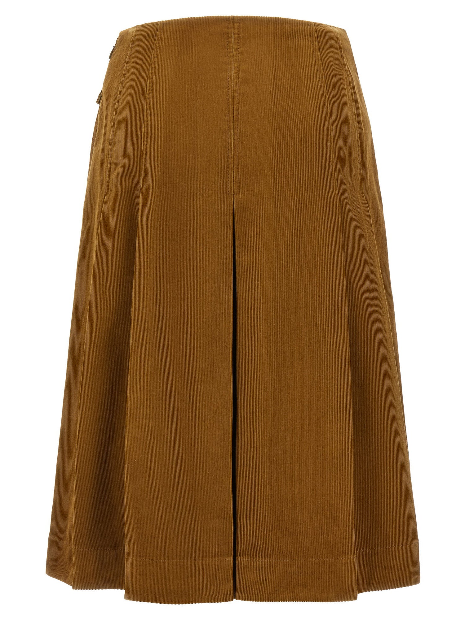 Tory Burch Corduroy Skirt Brown