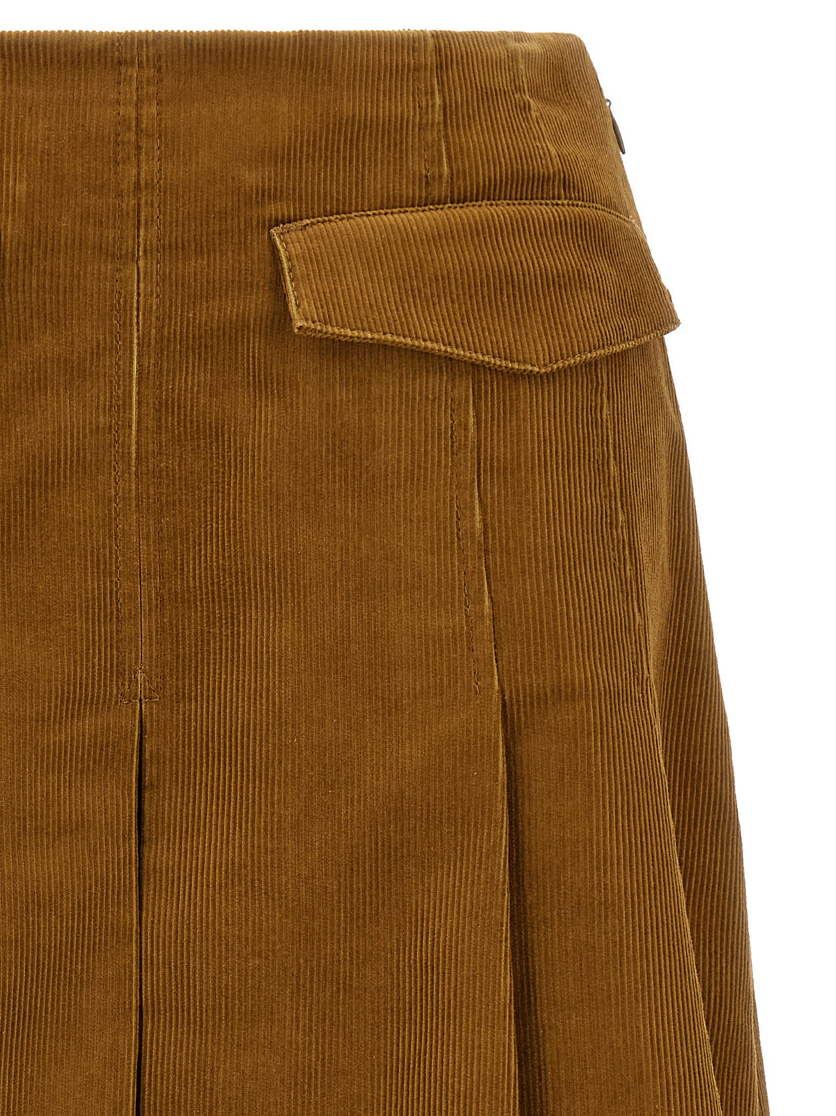 Tory Burch Corduroy Skirt Brown