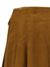 Tory Burch Corduroy Skirt Brown
