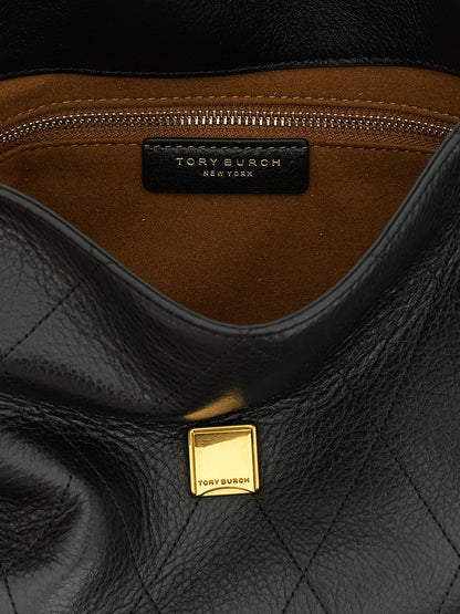 Tory Burch Charlie Shoulder Bag Black