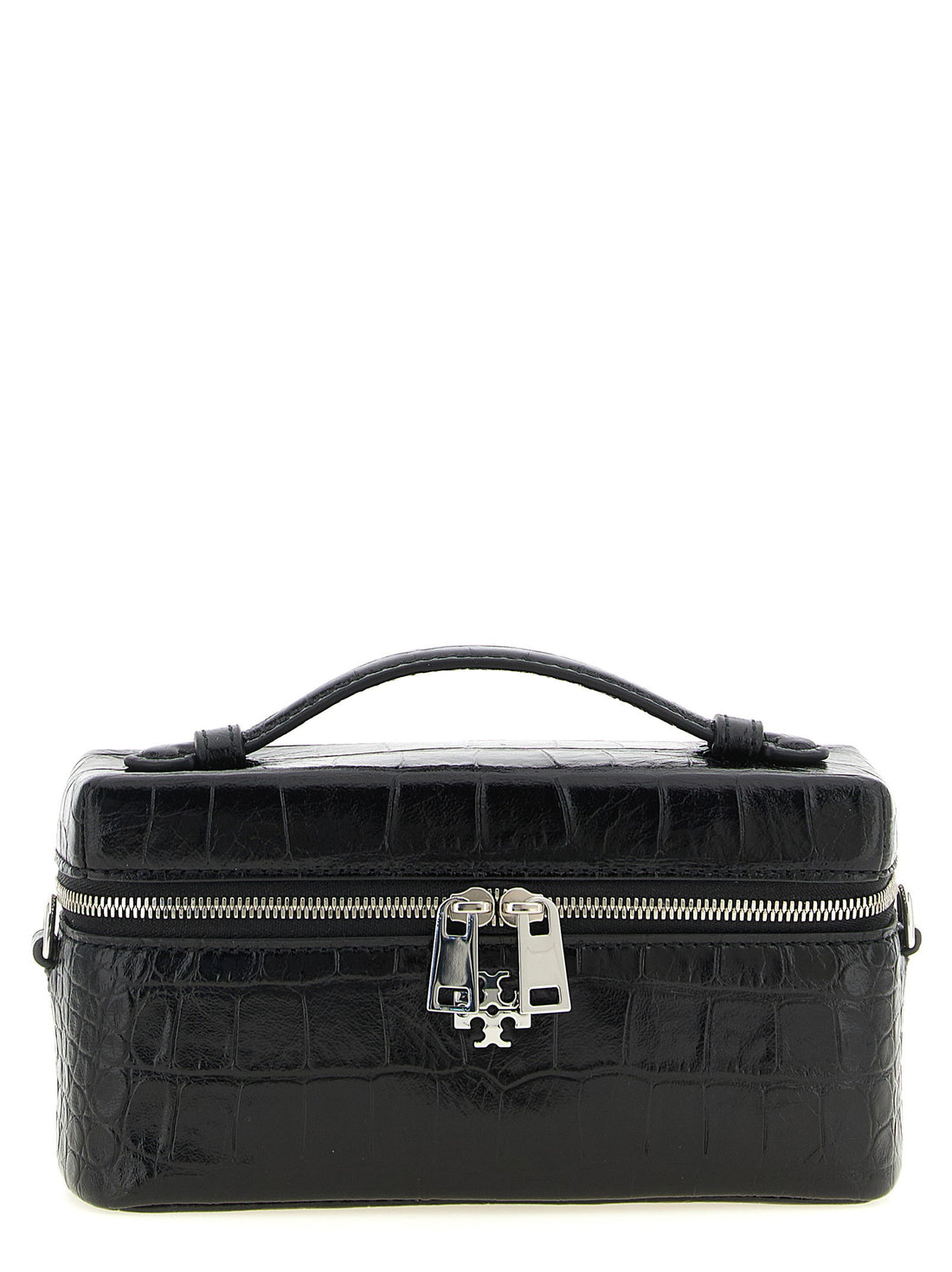 Tory Burch Charlie Vanity Case Crossbody Bag Black